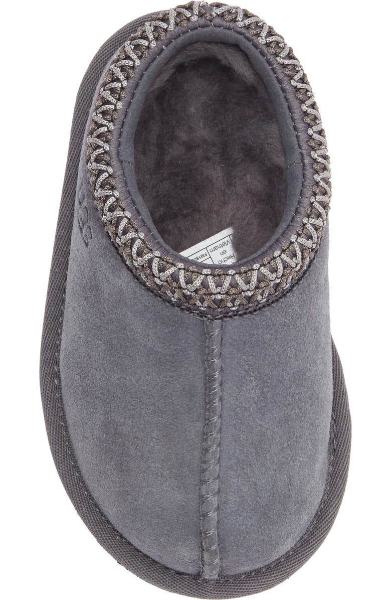 UGG<sup>®</sup> Kids' Tasman II Water Resistant Slipper, Alternate, color, Obsidian
