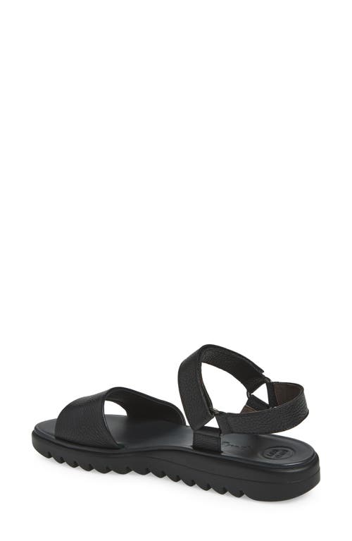 Paul Green Adlee Sandal In Black Grained