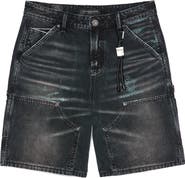 Cult of Individuality Grunge Carpenter Denim Shorts