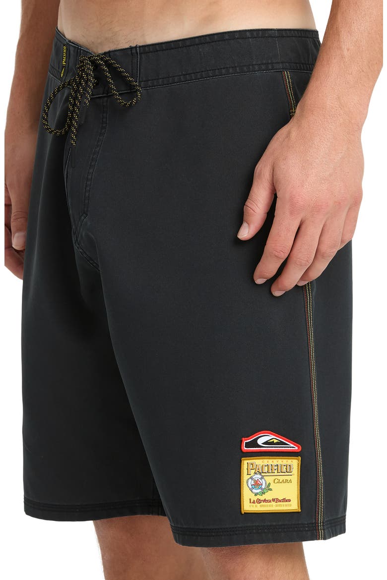 Pacifico Ballena 20 Board Shorts, Alternate, color, BLACK