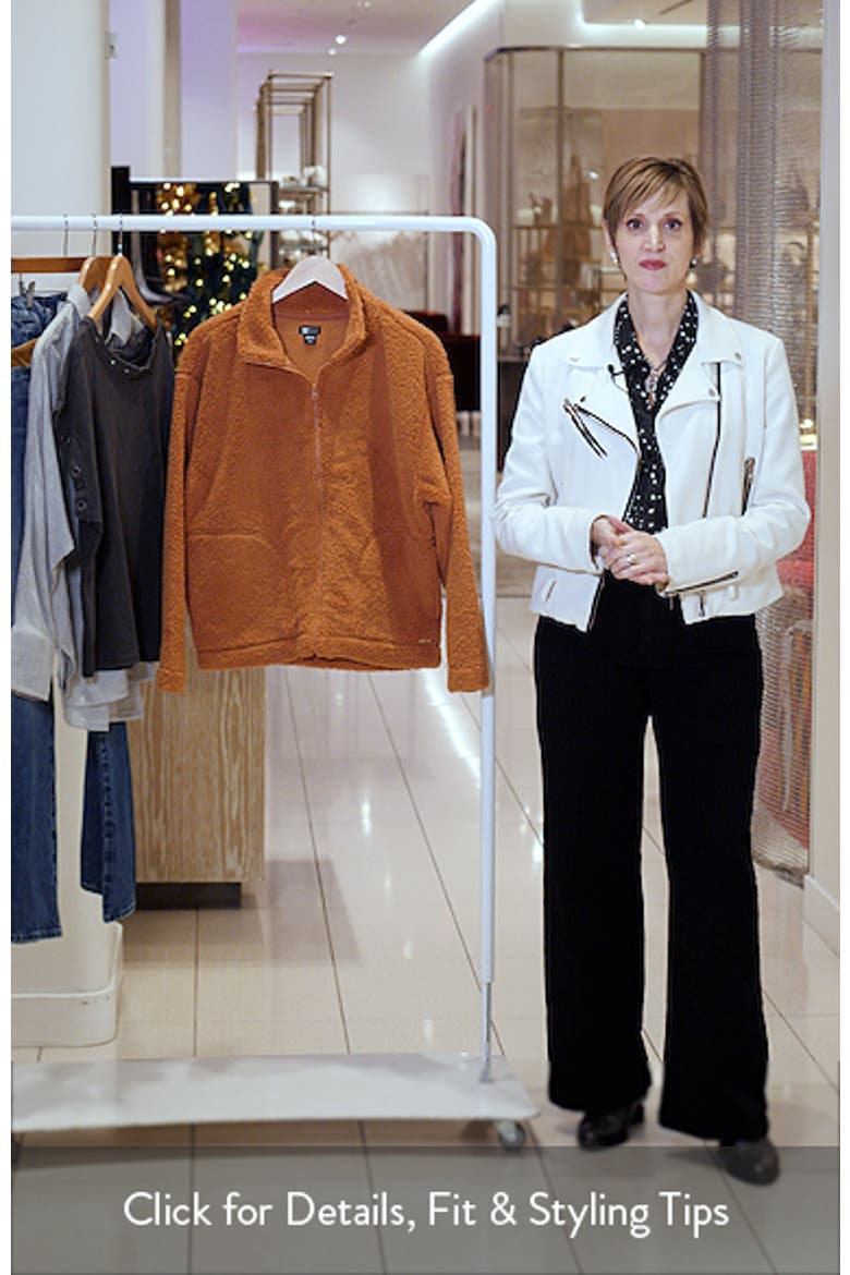 Sun City Embroidered Faux Shearling Jacket video