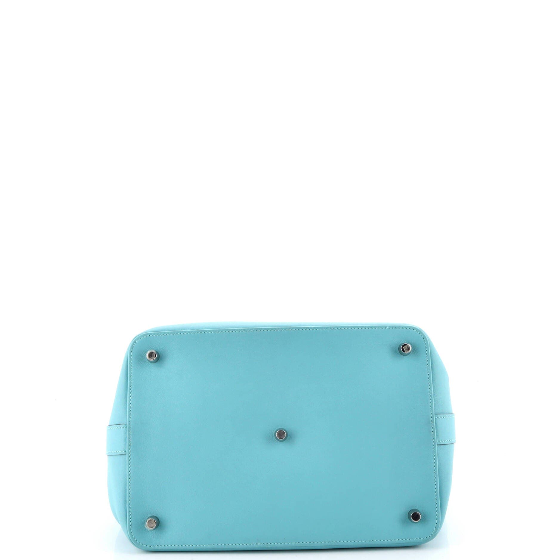 Pre-Owned Hermes Toolbox Bag Swift 26, Alternate, color, Bleu Atoll