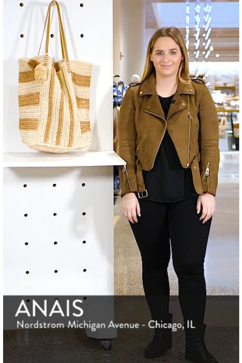 L Space Sophia Straw Tote video
