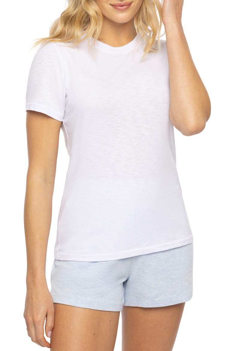 Cloud Crewneck T-Shirt, Main, color, WHITE