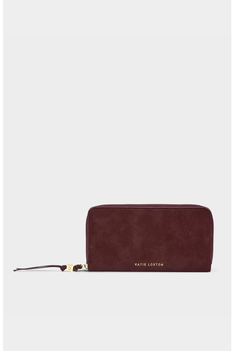 Large Purse, Main, color, Cherry Suedette