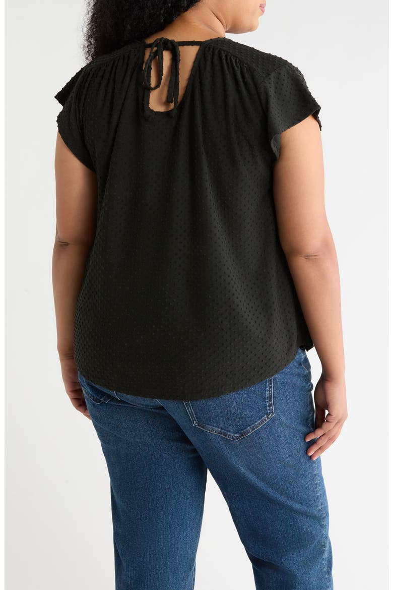 Tie Back Top, Alternate, color, BLACK