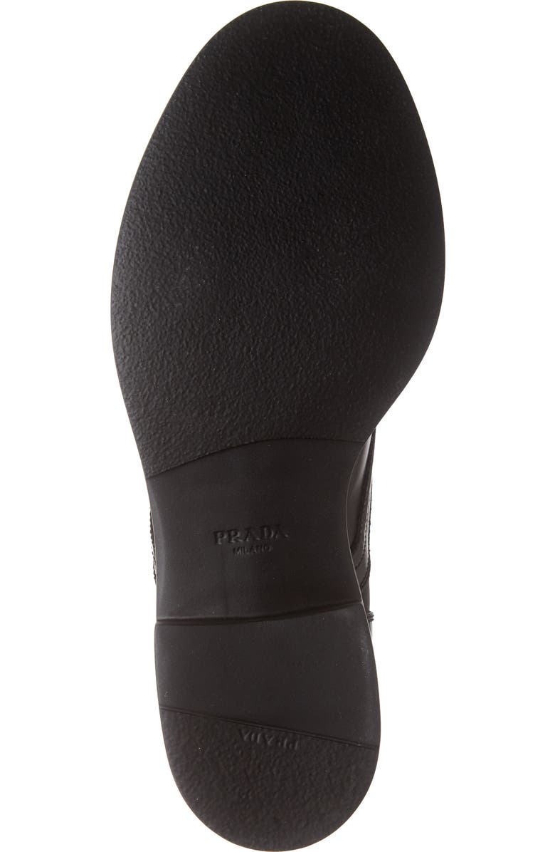 Prada Lug Sole Combat Boot, Alternate, color,