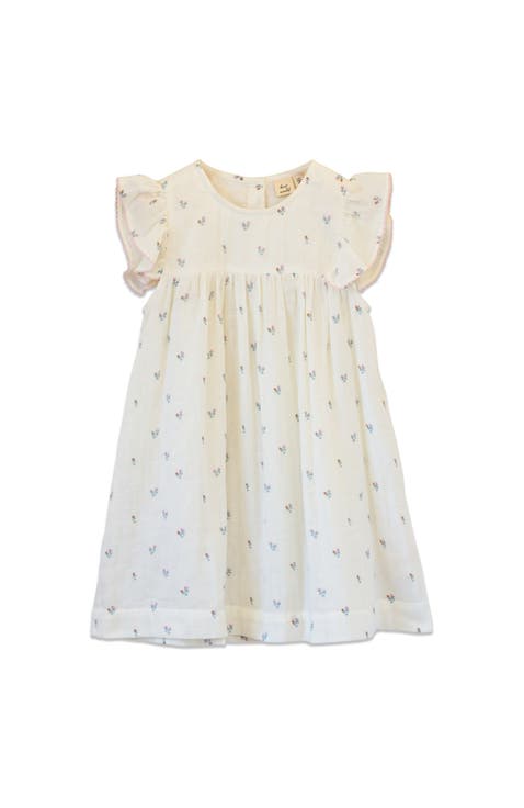 Hannah Dress with Flutter Sleeves (Baby)