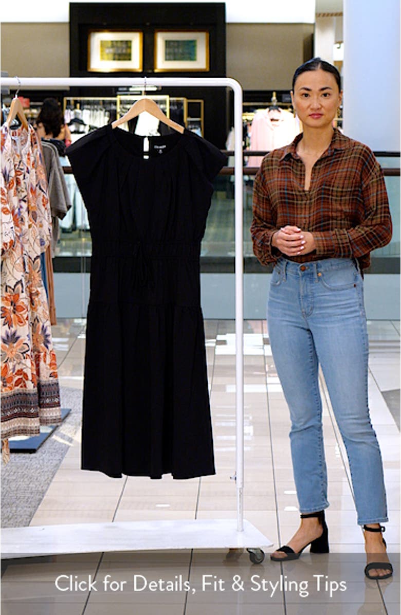 Archie Bow Ruched Dress, sales video thumbnail