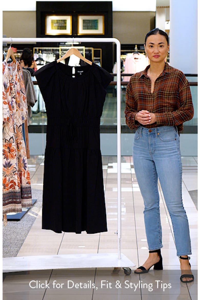 Archie Bow Ruched Dress video