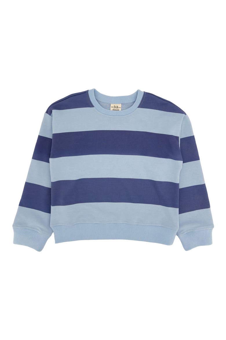 Kids' Ryder Rugby Cotton Blend Sweatshirt, Main, color, CROWN BLUE