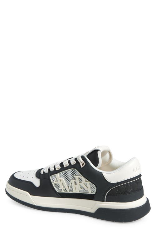 Amiri 'ma Quand' Black And White Low Top Sneakers With Logo Patch On The Tongue And Logo Lettering On The In Black
