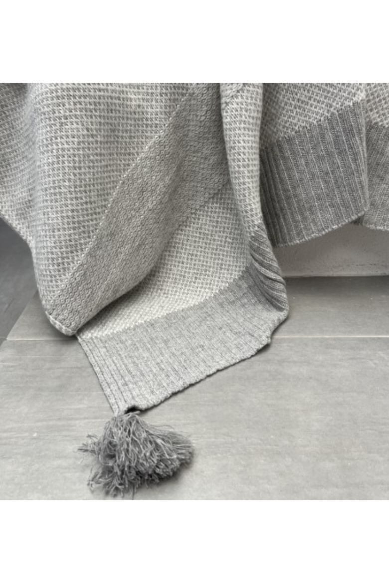 Wool Blended Throw, Alternate, color, Solid Gray
