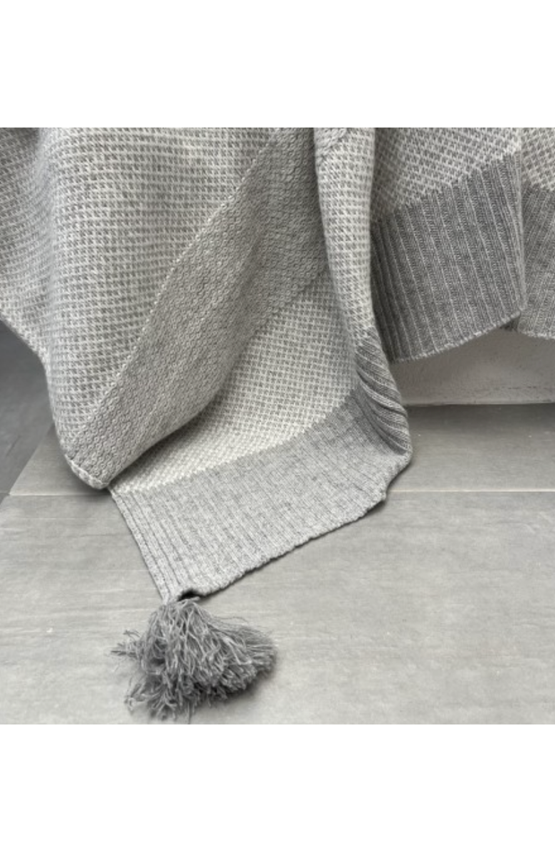 loom.ist Wool Blended Throw, Alternate, color, Solid Gray