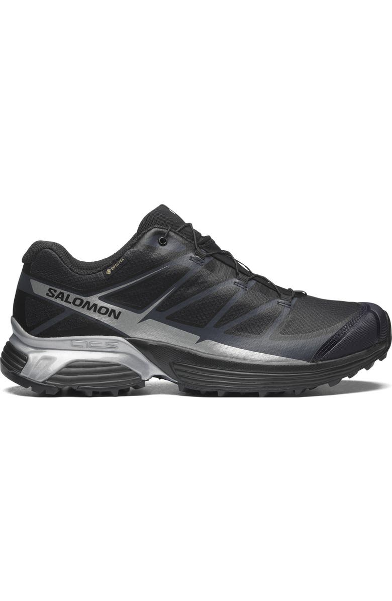 Salomon Gender Inclusive XT-Pathway Gore-Tex<sup>®</sup> Waterproof Sneaker, Alternate, color, Black/ Black/ Silver