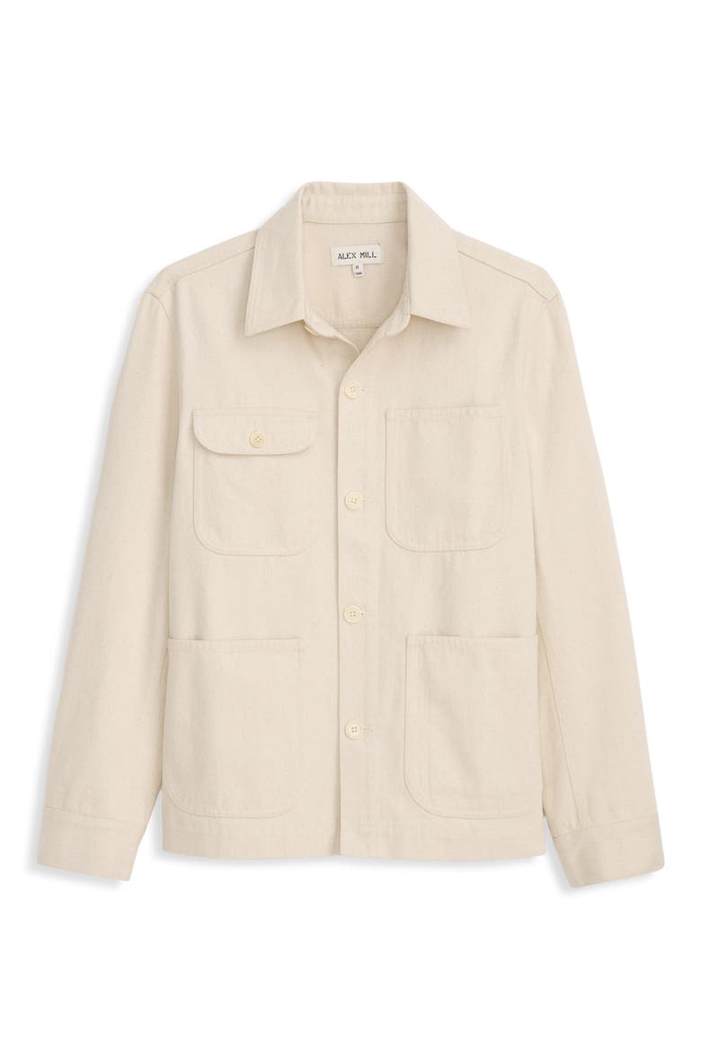 Garment Dyed Work Jacket, Alternate, color, NATURAL