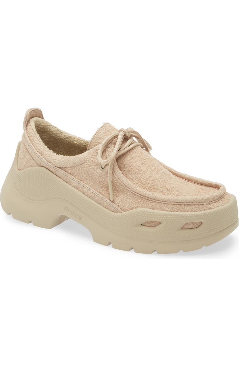 CROCS Gallery Oxford Shoe, Main, color, Bark