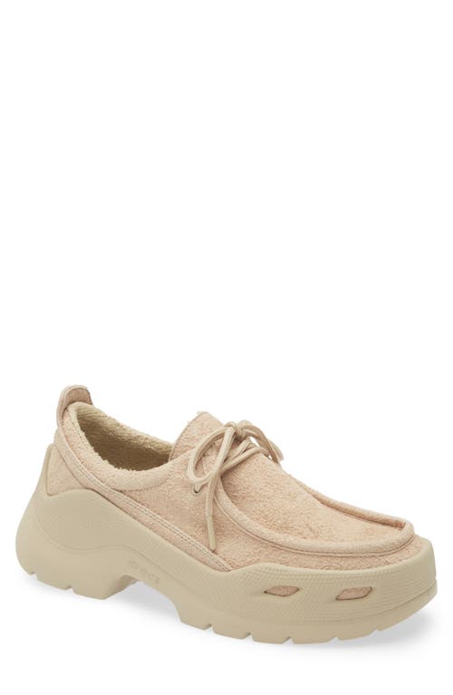 Crocs Gallery Oxford Shoe In Neutral