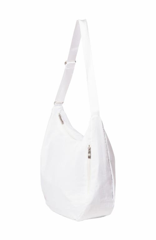 Baggallini Swift Hobo Crossbody In B-lite Bright White