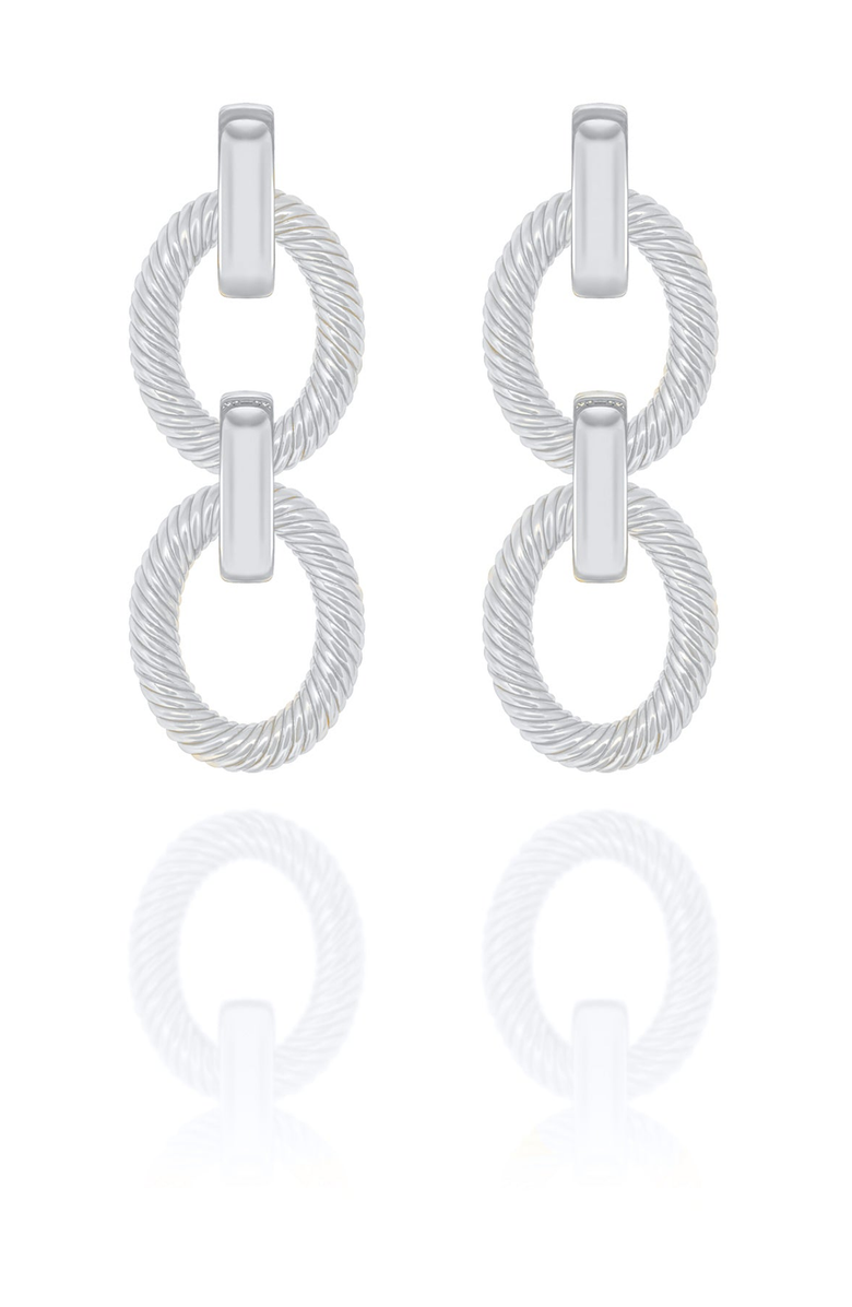 Samantha Siu - New York Rising Phoenix Earrings, Alternate, color, Silver