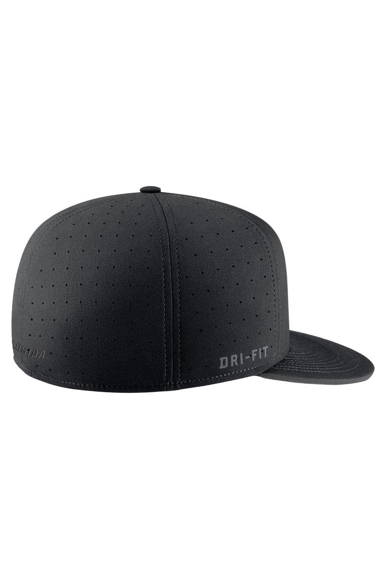 Men's Nike Florida Gators Triple Black Performance Fitted Hat, Alternate, color, Black