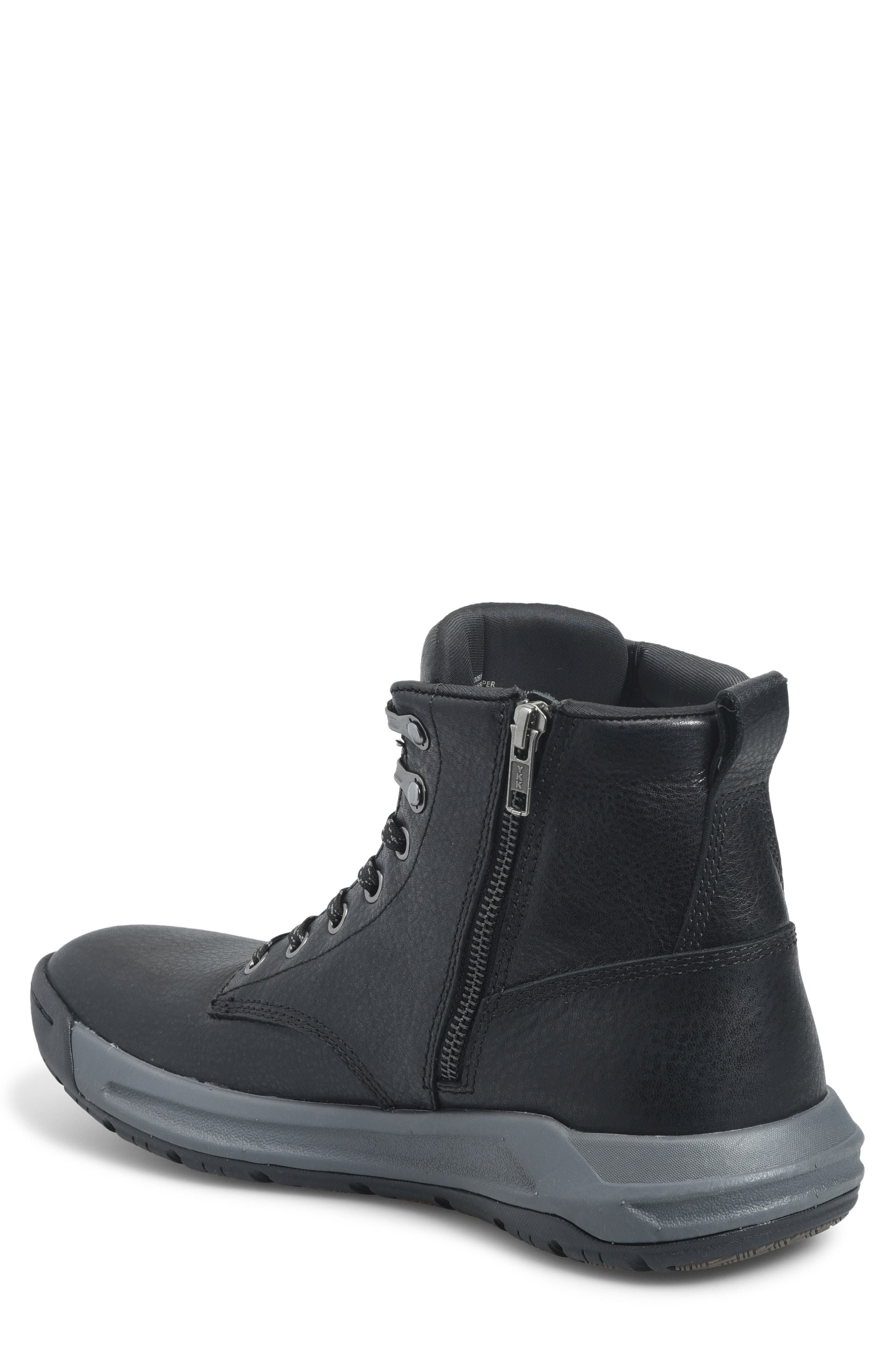 Align Eddy Waterproof Leather Boot, Alternate, color, Black