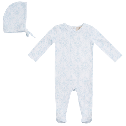 Modal Layette Romper with Bonnet Set (Baby)