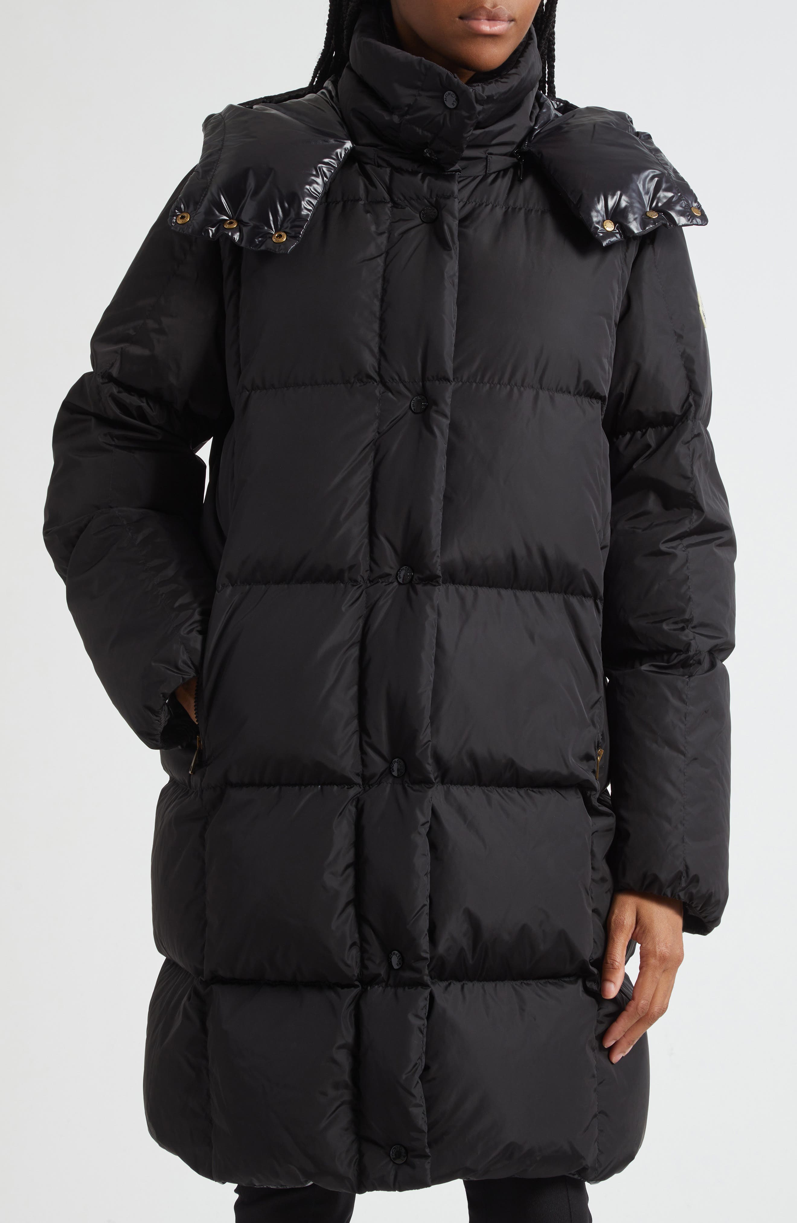 Litte Water Resistant Down Long Coat