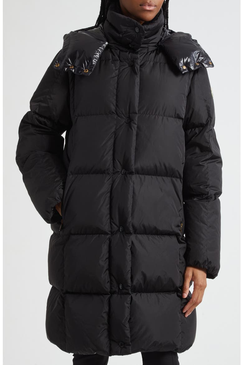 Litte Water Resistant Down Long Coat (Women) | Nordstrom