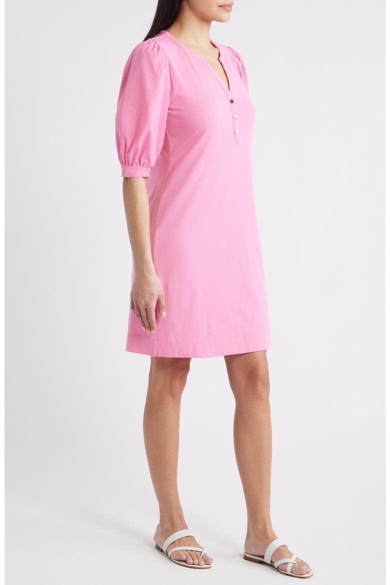 Ronson Cotton Blend Mixed Media Dress, Alternate, color, CONFETTI PINK