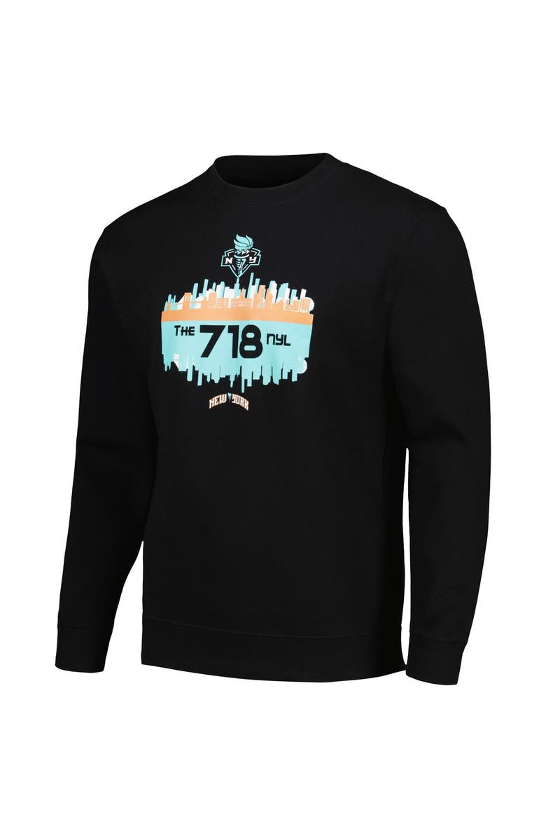 Stadium Essentials Unisex Stadium Essentials Black New York Liberty Cities Pullover Sweatshirt, Alternate, color, Black