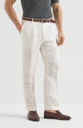 Brunello Cucinelli Gabardine garment dyed trousers