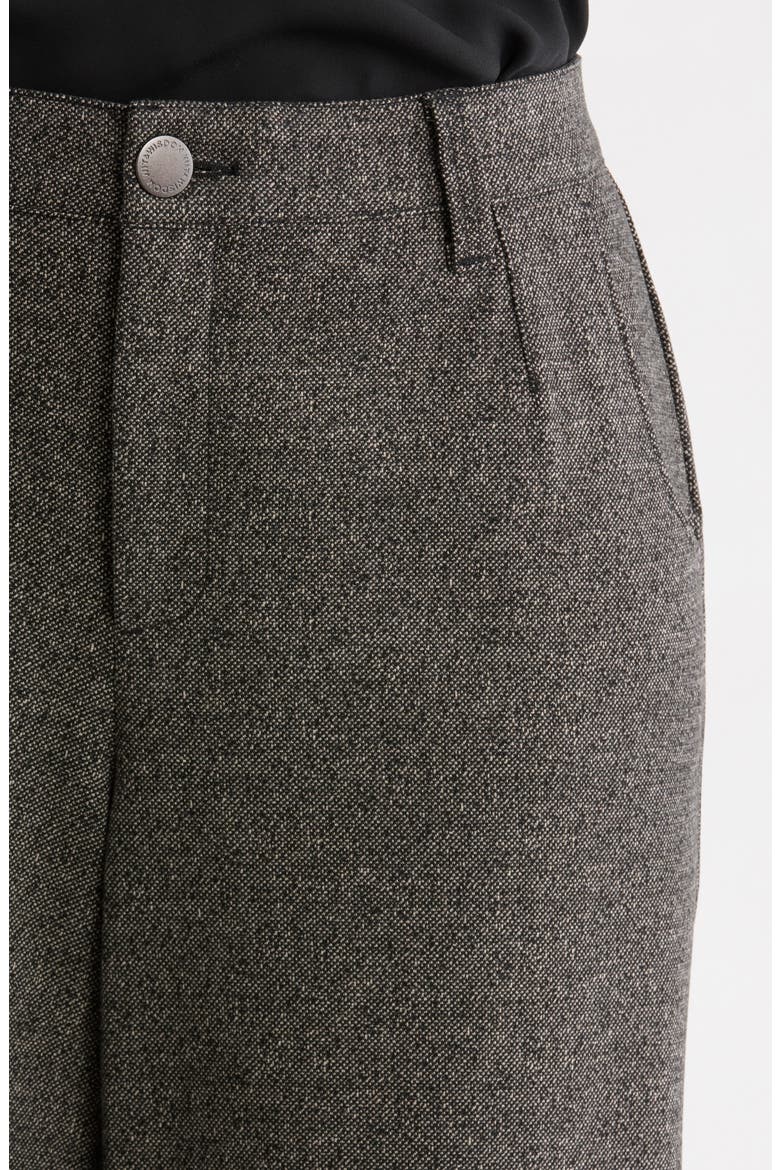 Whitney High Waist Wide Leg Pants, Alternate, color, BLACK/ BIRCH
