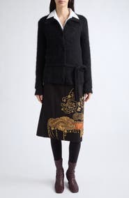 Dries Van Noten Toco Wool Blend Cardigan