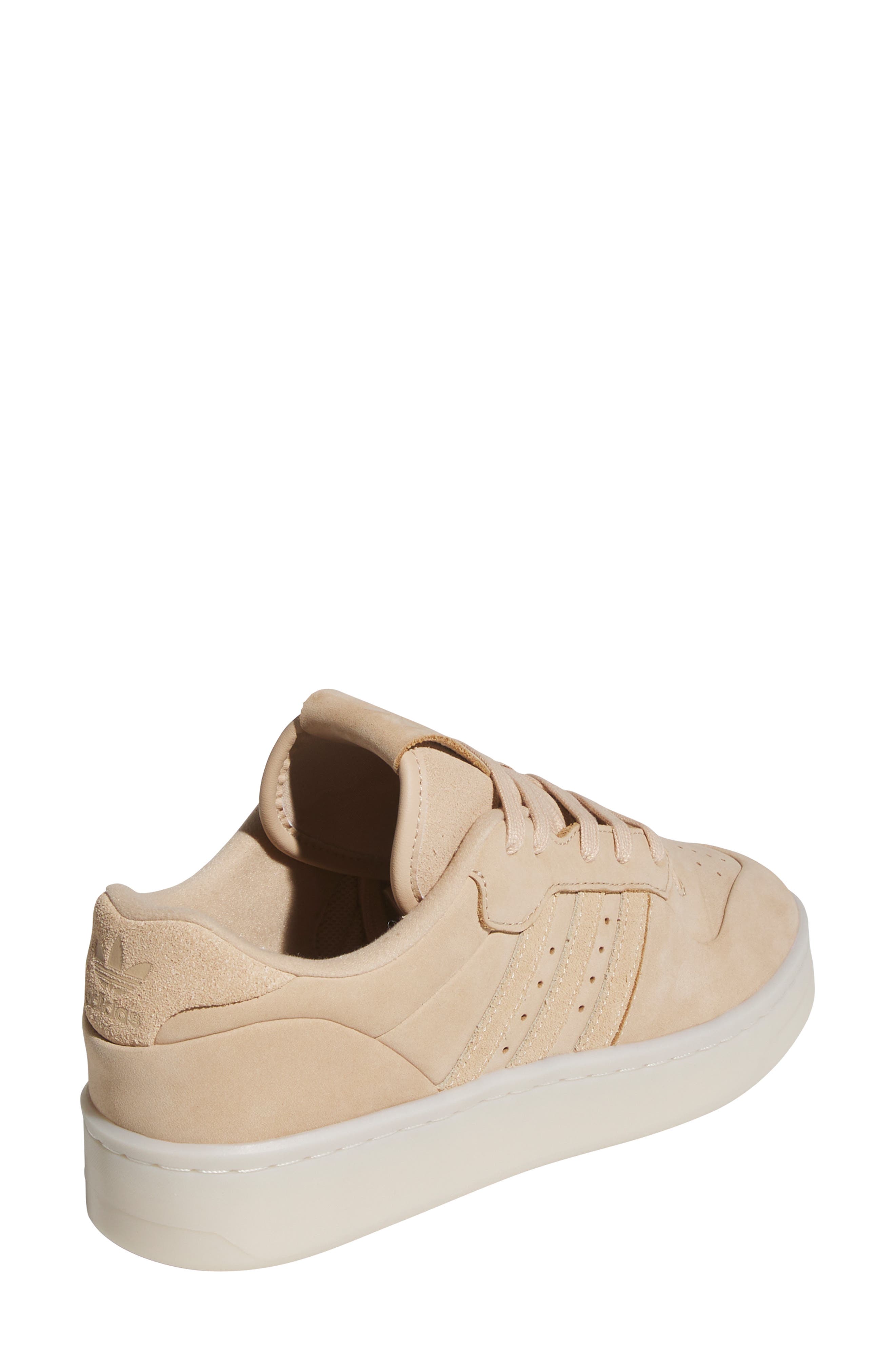 adidas Rivalry Lux Low Top Basketball Sneaker, Alternate, color, Beige/ Beige/ Cream White