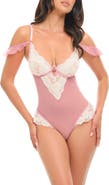Oh La La Cheri Cassandra Lace Trim Underwire Teddy