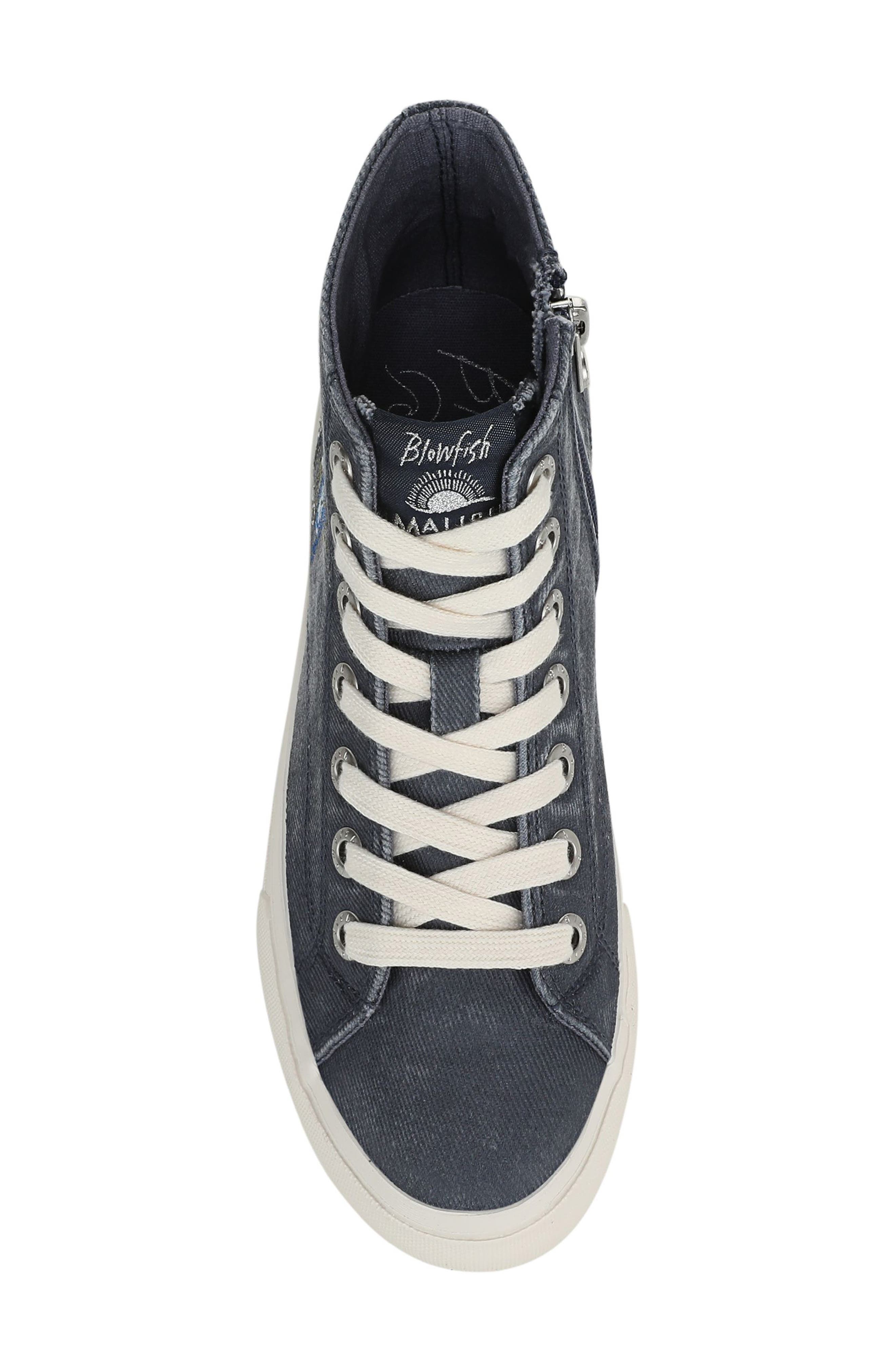 Blowfish Malibu Catch Sun High Top Sneaker, Alternate, color, Retro Navy Canvas