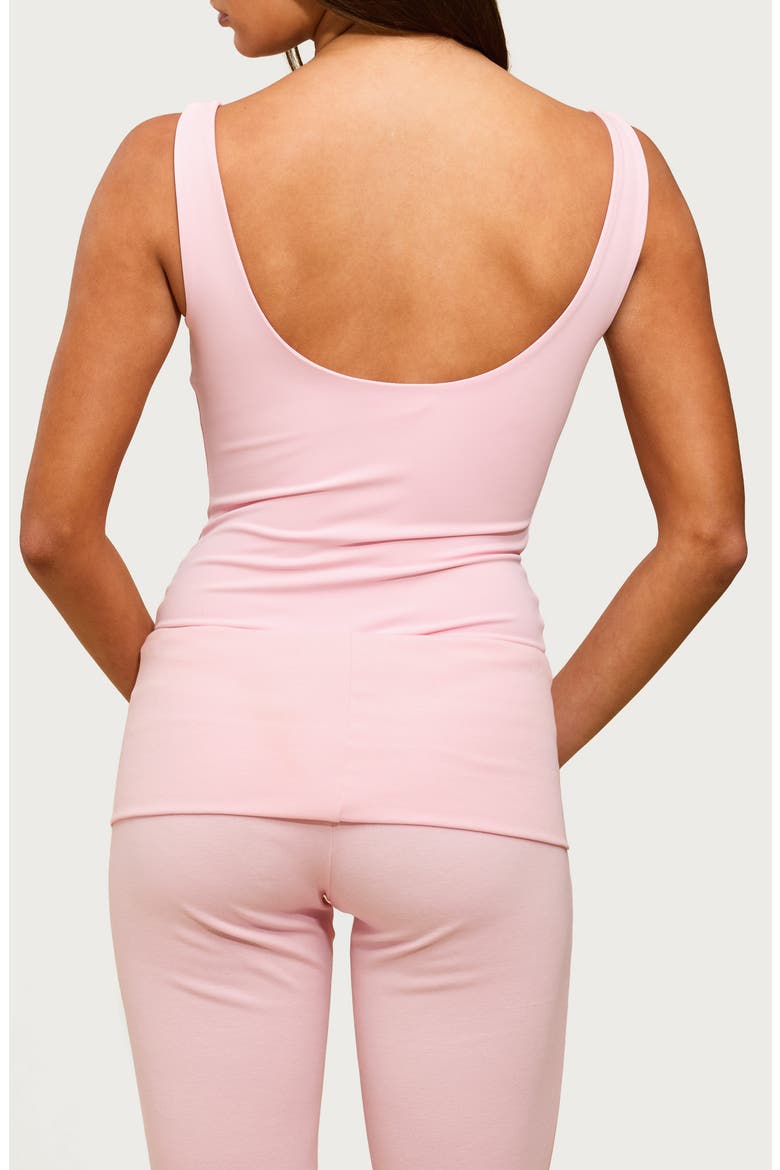 Liona Square Neck Bodysuit, Alternate, color, PINK