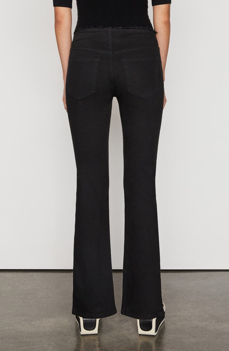 FRAME Cutoff Waist Slit Hem Mini Boot Jeans, Alternate, color, 