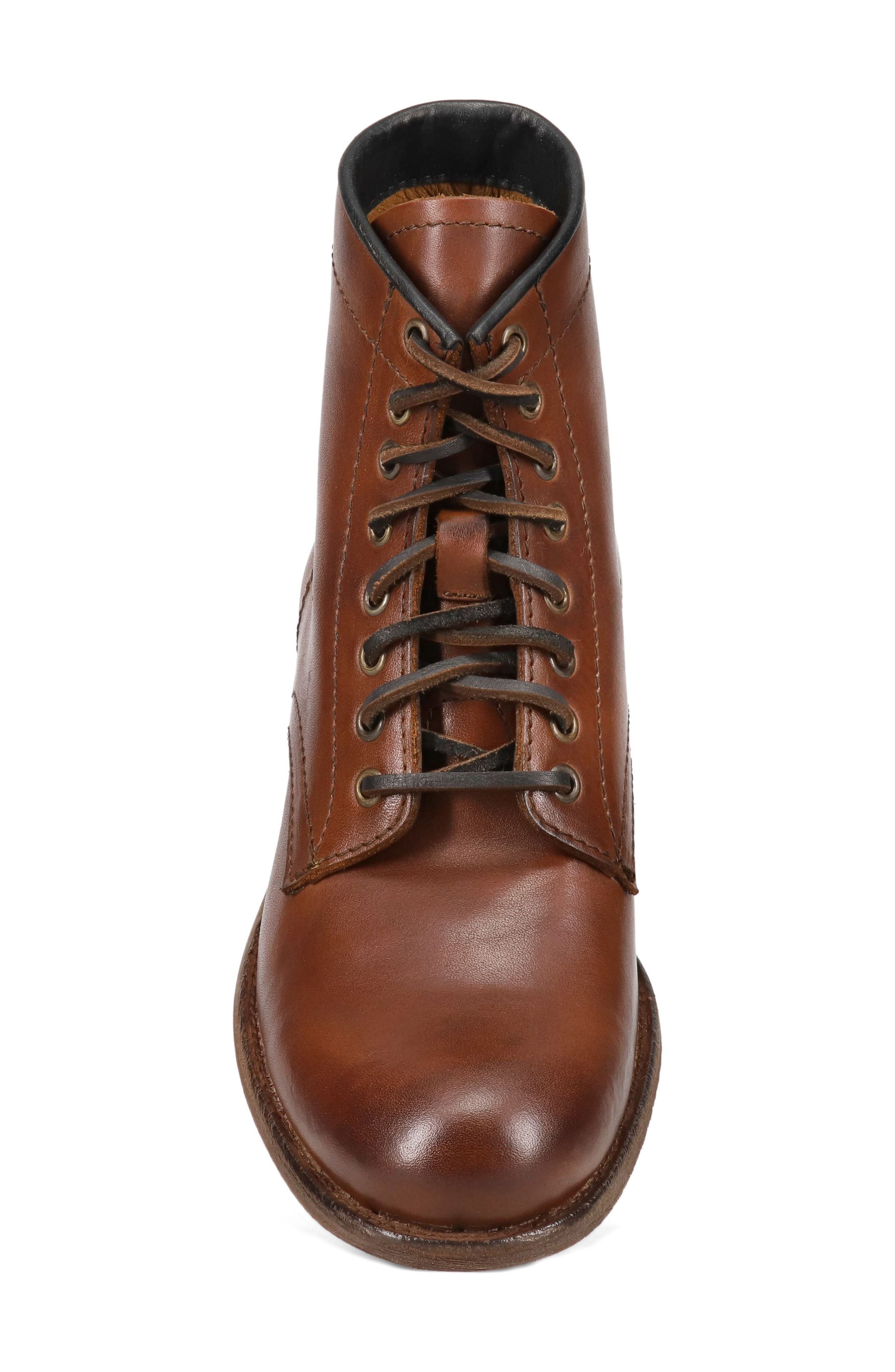 Tyler Flex Lace-Up Boot, Alternate, color, COGNAC