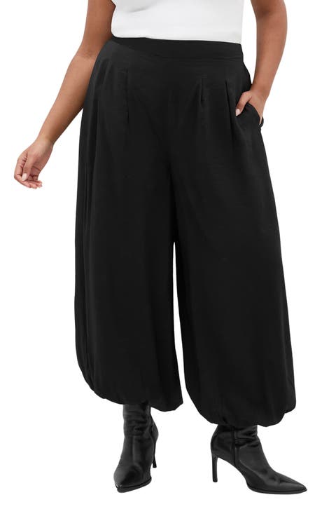 Flow Wide Leg Pleated Pants