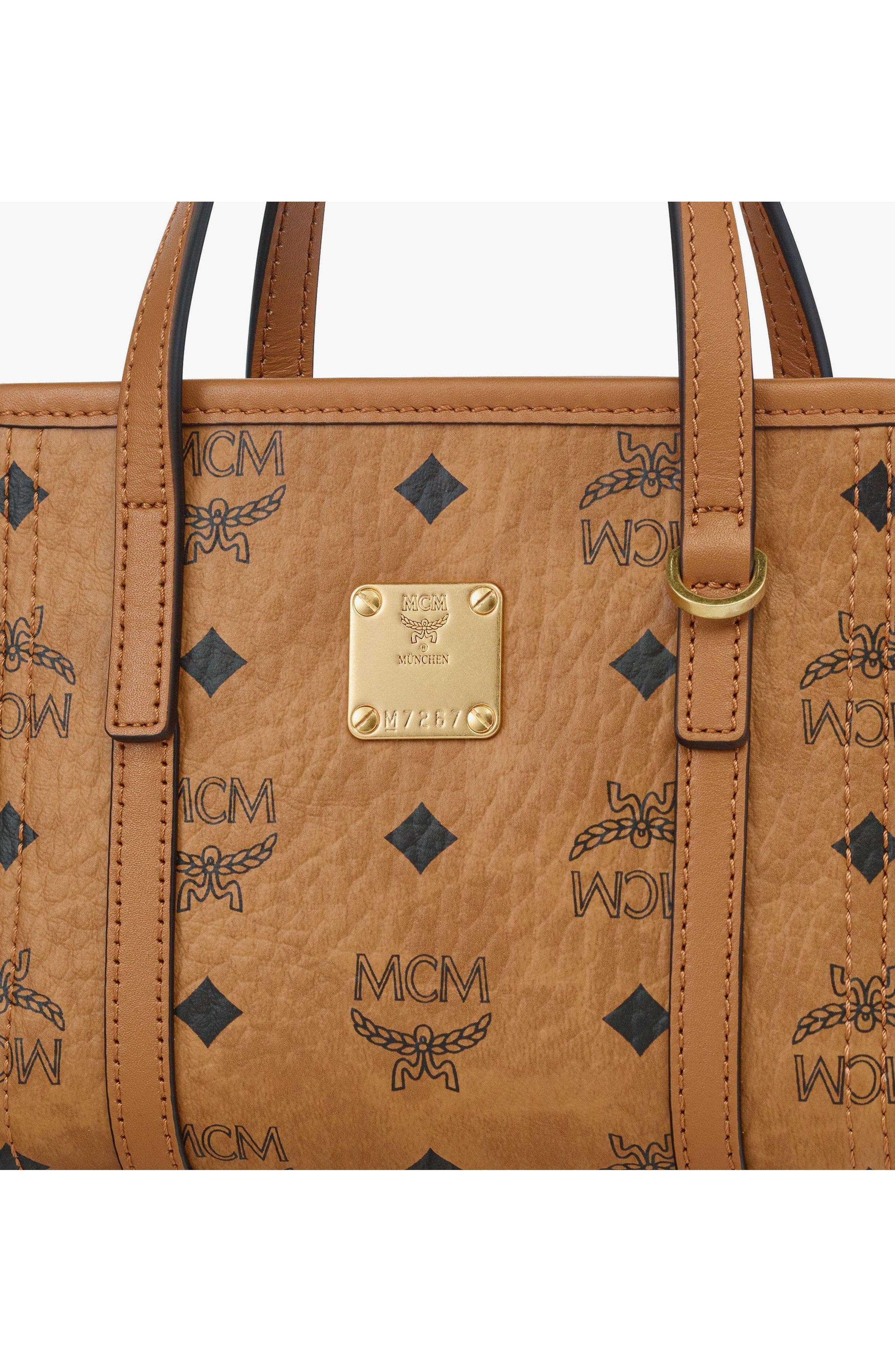 Toni Top-Zip Shopper in Visetos, Alternate, color, Brown