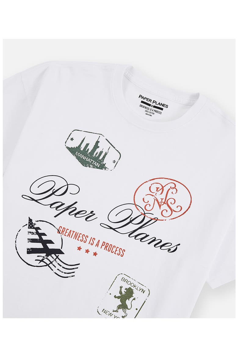 Postcard Graphic T-Shirt, Alternate, color, WHITE