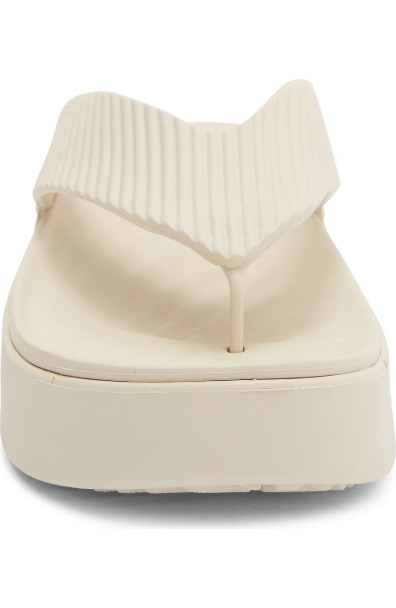 CROCS Getaway Groove Platform Flip Flop, Alternate, color, Sandstone