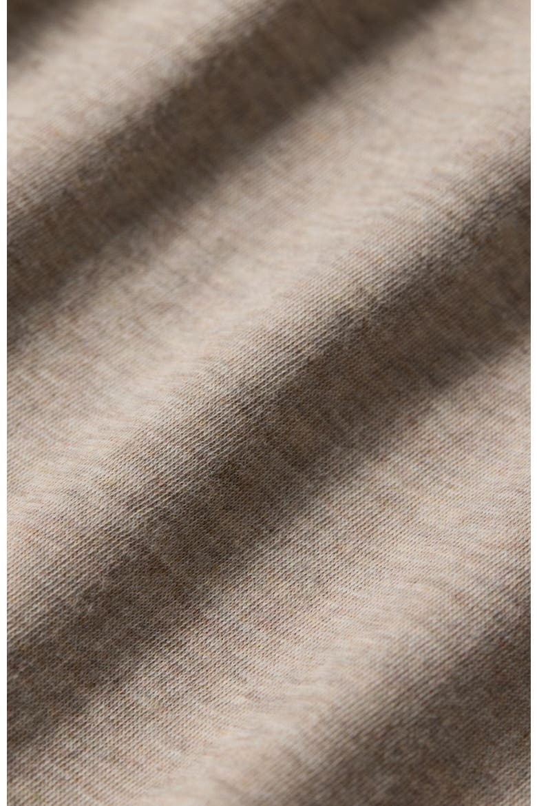 Organic Cotton Softspun Scoop Neck Tee, Alternate, color, Flax Heather