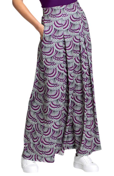 Box Pleat Maxi Skirt