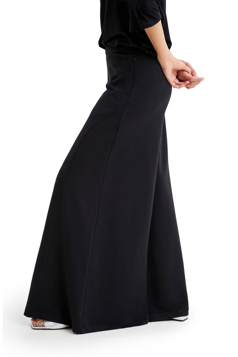 Hylan High Waist Wide Leg Pants, Alternate, color, BLACK