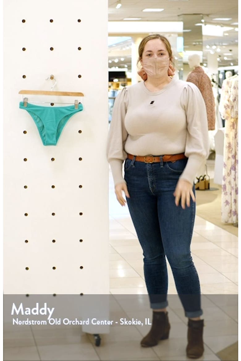 High Hike Recycled Polyester Blend Bikini Bottoms video