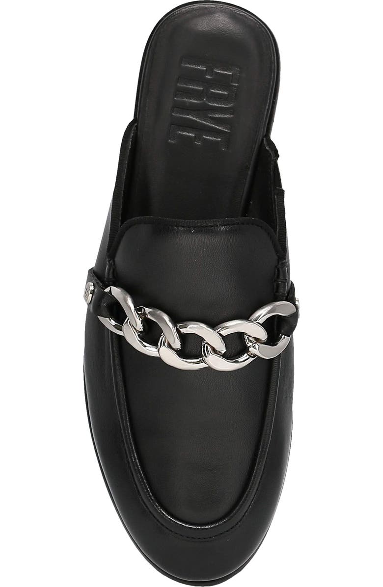 Frye Faith Chain Mule, Alternate, color, Black