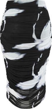 City Chic Dana Mesh Midi Skirt